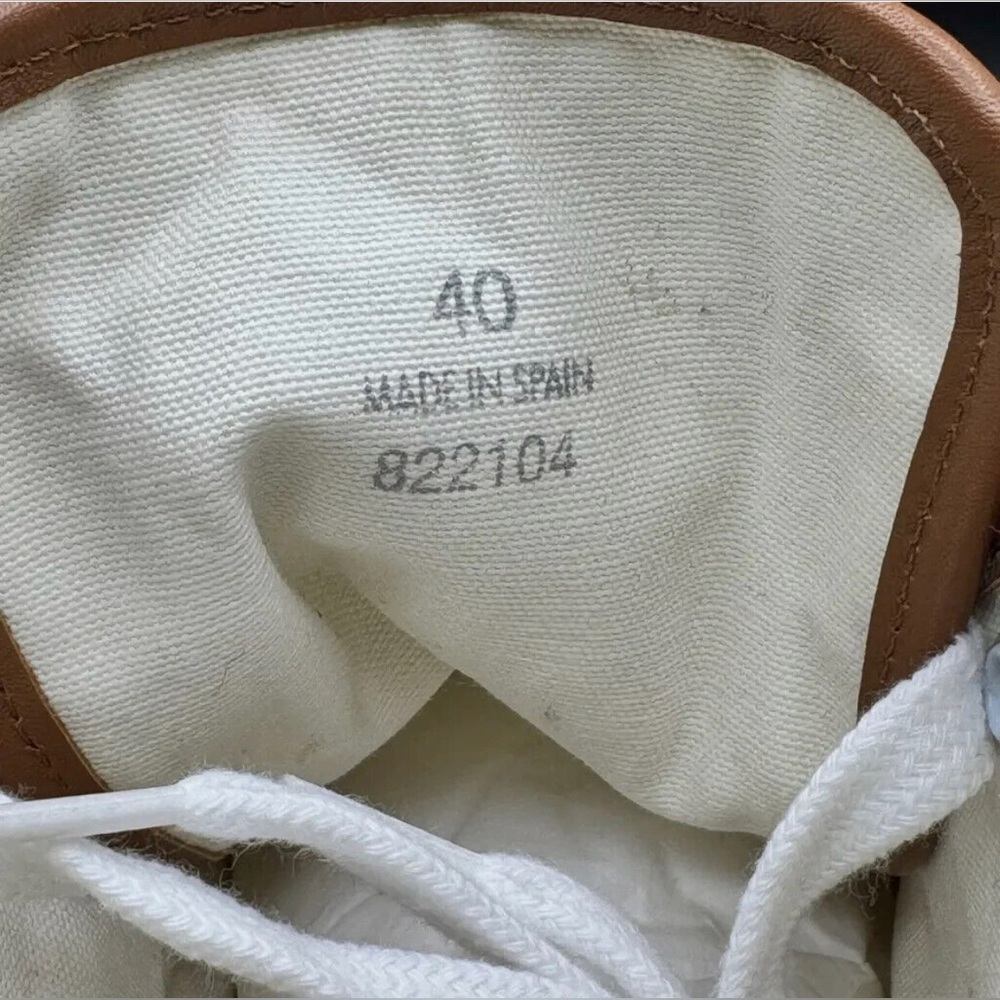 LOEWE Cloth Lace Ups Anagram High Cut Shoes Size US 7 (approx) - Picture 12 of 12